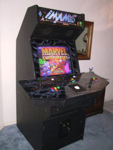 My MAME arcade machine cabinet - completed.