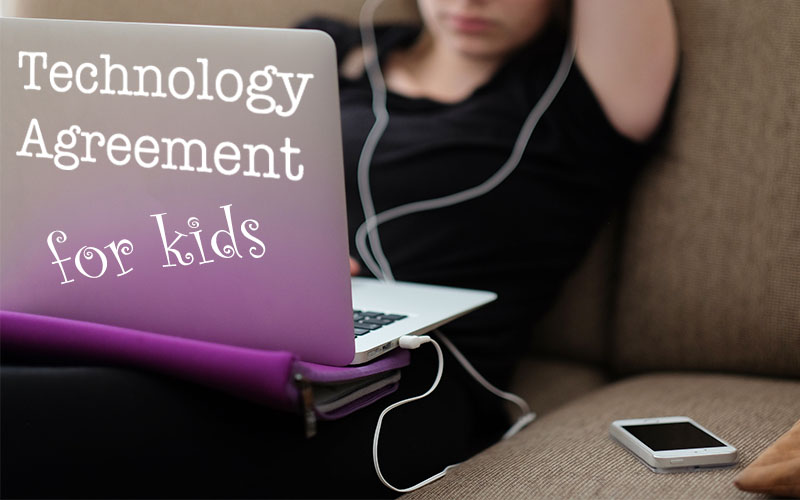 Technology Agreement For Kids