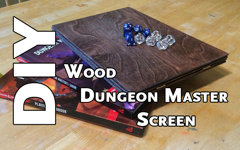 DIY Wood Dungeon Master Screen